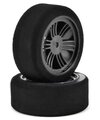 J1C73 CONTACT NITRO 1:10 CARBON-FELGE DOPPEL-COMPOUND C HARD VORN 26MM