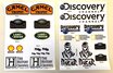 Nat. Geo & Discovery LandRov. Decals for TRX-4 & other 1/10 bodies BRPD1539