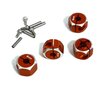 12mm Hex Wheel (4) Hub 9mm Thick for 1/10 Axial, Tamiya, Drift & TC OBM-1375ORANGE