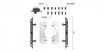 OL/MX0032 Orlandoo Hunter Model Metal Pedal Set Silver for Defender