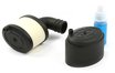 R07108 - Flacher Luftfilter mit Regenschutz 1/8 inklusive Öl Set - Robitronic