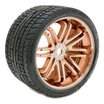 SRC0001Z - SWEEP ROAD CRUSHER BELTED TYRE ON BRONZE 17MM WHEELS 1/4 OFFSET