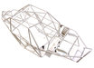 STEEL TUBE FRAME ROLL CAGE FOR AXIAL RR10 BOMBER 4WD OBM-1351SILVER