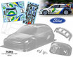 TC303BP 1/10 Ford Focus WRC 2003, 190mm Lexan klar Team C