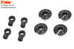 TM507233 - E4RS II EVO / E4RS III - Low CG - Stossdämpfer Kugelpfannen und Nylon Teile Satz