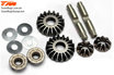TM507294 E4RS II EVO / JS II / JR II / E4RS III / PLUS - Differential Kegelradsatz Metal (4+2)