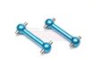 TRC/TT02-012B Team Raffee Co. Aluminum Chassis Dog Bone (2) Blue for Tamiya TT-02