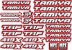TS-TMY-R - ToniSport Tamiya 419X Precut Decal Sheet - Red