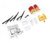 Team Raffee Co. Realistic Light Lamp Lenses & Wipers for Comanche 1/10 Pickup Truck Hard Plastic Body - TRC/320355C