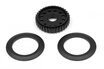X305052 DIFF PULLEY 34T WITH COVERS