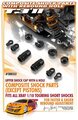 X308332 COMPOSITE SHOCK PARTS - REBOUND HOLE - SHORT