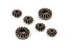 X355130 ACTIVE DIFF STEEL BEVEL & SATELLITE GEARS (2+4)