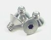 1406 3/16 Schraube f. Hex Hugelk. Senkkopf