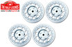 EZRL2071 Wheels - 1/10 Rally - Lancia 037 Magnesium Silver Set