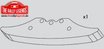 EZRL2222 Replacement Part - Rally Legends - Foam Bumper
