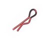 RS016R Karosserieclips Metallic Rot 1/10